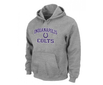 Indianapolis Colts Heart & Soul Pullover Hoodie Grey