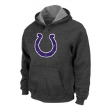 Indianapolis Colts Logo Pullover Hoodie D.Grey