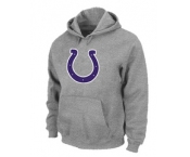 Indianapolis Colts Logo Pullover Hoodie Grey