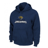 Jacksonville Jaguars Authentic Logo Pullover Hoodie D.Blue