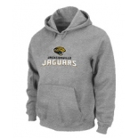 Jacksonville Jaguars Authentic Logo Pullover Hoodie Grey