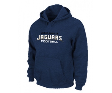 Jacksonville Jaguars Authentic font Pullover Hoodie D.Blue