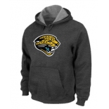 Jacksonville Jaguars Logo Pullover Hoodie D.Grey