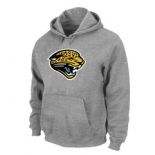 Jacksonville Jaguars Logo Pullover Hoodie Grey