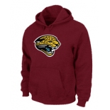 Jacksonville Jaguars Logo Pullover Hoodie RED