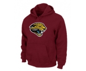 Jacksonville Jaguars Logo Pullover Hoodie RED