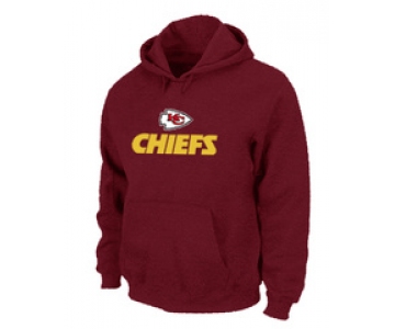 Kansas City Chiefs Authentic Logo Pullover Hoodie RED