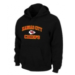 Kansas City Chiefs Heart & Soul Pullover Hoodie Black