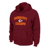 Kansas City Chiefs Heart & Soul Pullover Hoodie Red