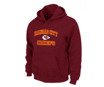 Kansas City Chiefs Heart & Soul Pullover Hoodie Red