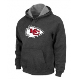 Kansas City Chiefs Logo Pullover Hoodie D.Grey