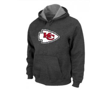 Kansas City Chiefs Logo Pullover Hoodie D.Grey