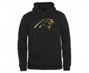 Men Carolina Panthers Pro Line Black Gold Collection Pullover Hoodie