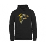 Mens Atlanta Falcons Pro Line Black Gold Collection Pullover Hoodie