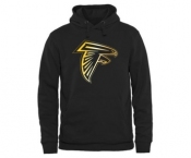 Mens Atlanta Falcons Pro Line Black Gold Collection Pullover Hoodie