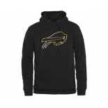 Mens Buffalo Bills Pro Line Black Gold Collection Pullover Hoodie