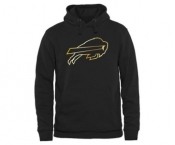 Mens Buffalo Bills Pro Line Black Gold Collection Pullover Hoodie