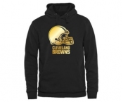 Mens Cleveland Browns Pro Line Black Gold Collection Pullover Hoodie