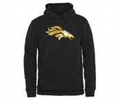 Mens Denver Broncos Pro Line Black Gold Collection Pullover Hoodie