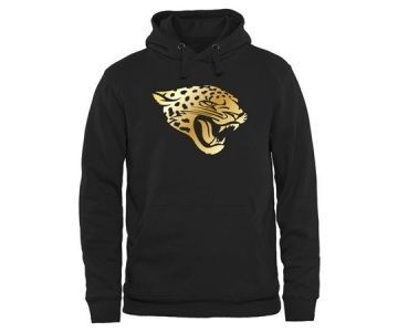 Mens Jacksonville Jaguars Pro Line Black Gold Collection Pullover Hoodie