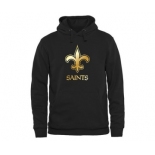 Mens New Orleans Saints Pro Line Black Gold Collection Pullover Hoodie