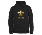 Mens New Orleans Saints Pro Line Black Gold Collection Pullover Hoodie