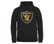 Mens Oakland Raiders Pro Line Black Gold Collection Pullover Hoodie