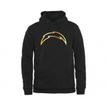 Mens San Diego Chargers Pro Line Black Gold Collection Pullover Hoodie