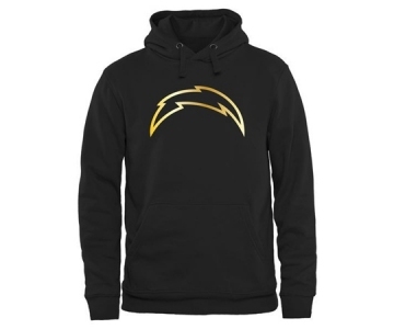 Mens San Diego Chargers Pro Line Black Gold Collection Pullover Hoodie