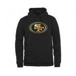 Mens San Francisco 49ers Pro Line Black Gold Collection Pullover Hoodie