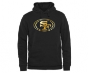 Mens San Francisco 49ers Pro Line Black Gold Collection Pullover Hoodie