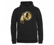 Mens Washington Redskins Pro Line Black Gold Collection Pullover Hoodie