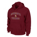 Minnesota Vikings Heart & Soul Pullover Hoodie Red