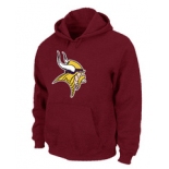 Minnesota Vikings Logo Pullover Hoodie RED