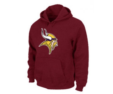 Minnesota Vikings Logo Pullover Hoodie RED