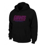 New England Patriots Authentic font Pullover Hoodie Black