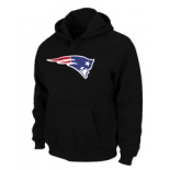 New England Patriots Logo Pullover Hoodie black