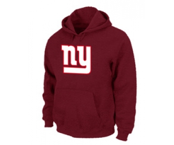 New York Giants Authentic Logo Pullover Hoodie RED