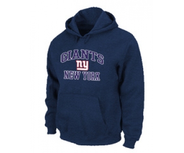 New York Giants Heart & Soul Pullover Hoodie D.Blue