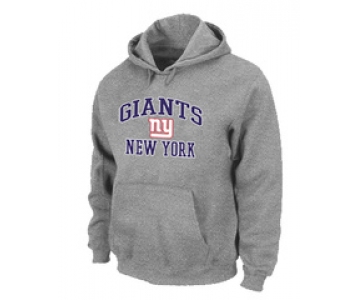 New York Giants Heart & Soul Pullover Hoodie Grey