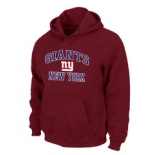 New York Giants Heart & Soul Pullover Hoodie Red