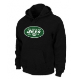 New York Jets Logo Pullover Hoodie black