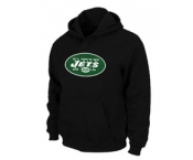 New York Jets Logo Pullover Hoodie black