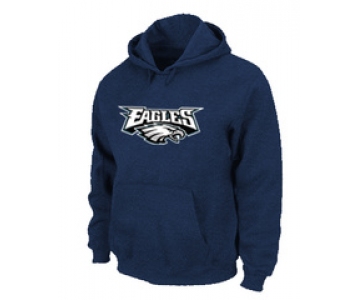 Philadelphia Eagles Authentic Logo Pullover Hoodie D.Blue