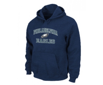 Philadelphia Eagles Heart & Soul Pullover Hoodie D.Blue