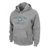 Philadelphia Eagles Heart & Soul Pullover Hoodie Grey