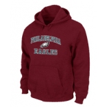 Philadelphia Eagles Heart & Soul Pullover Hoodie RED