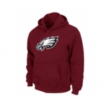 Philadelphia Eagles Logo Pullover Hoodie RED