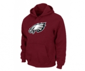 Philadelphia Eagles Logo Pullover Hoodie RED