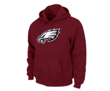 Philadelphia Eagles Logo Pullover Hoodie RED